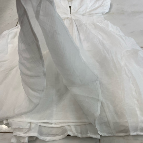 NWT Princess Polly Roussel Cut-out Breezy Summer Mini Dress lined white size 6 - Picture 6 of 10